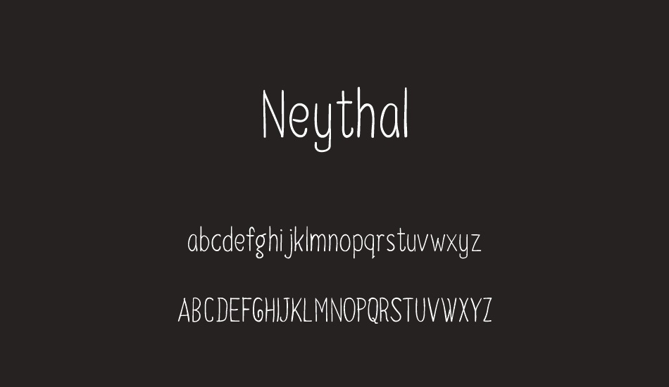 neythal font