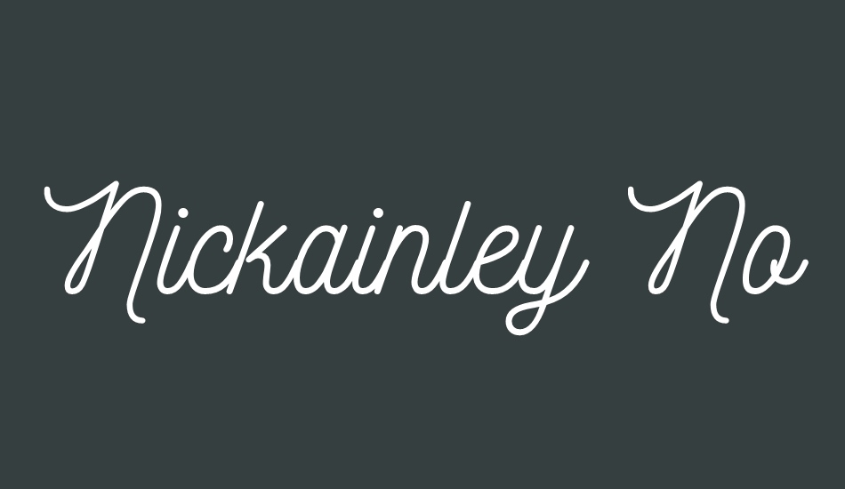 nickainley-normal font big