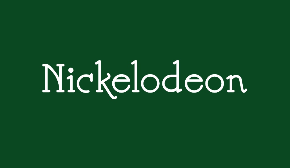 nickelodeon font big