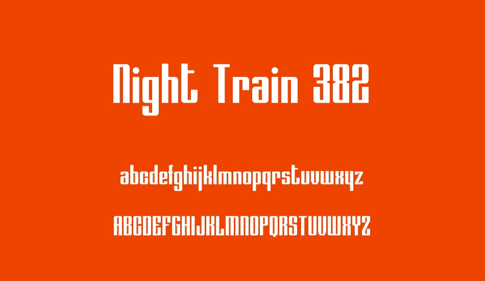 night-train-382 font