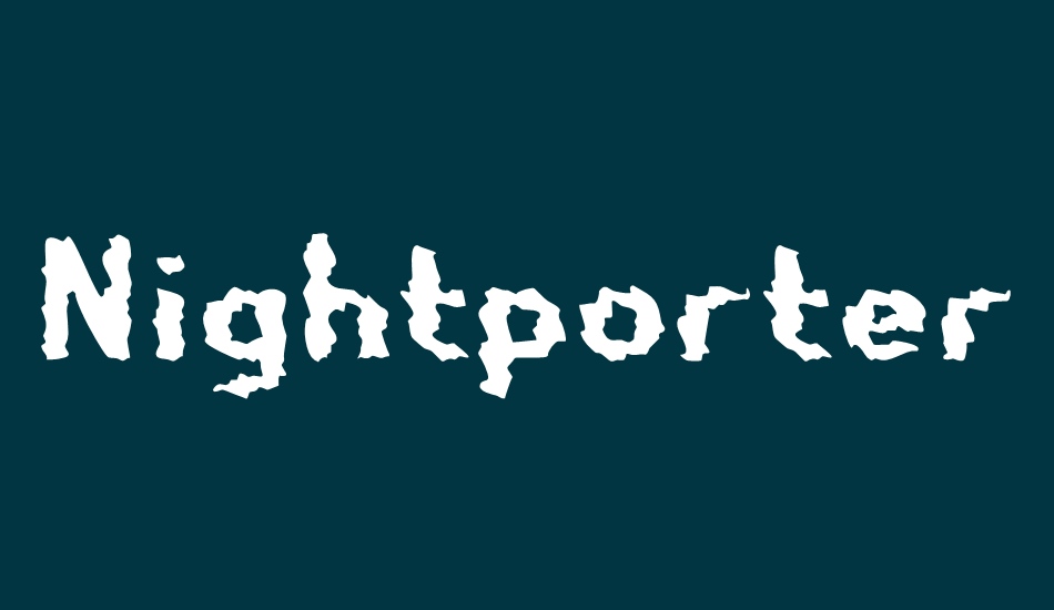 nightporter font big