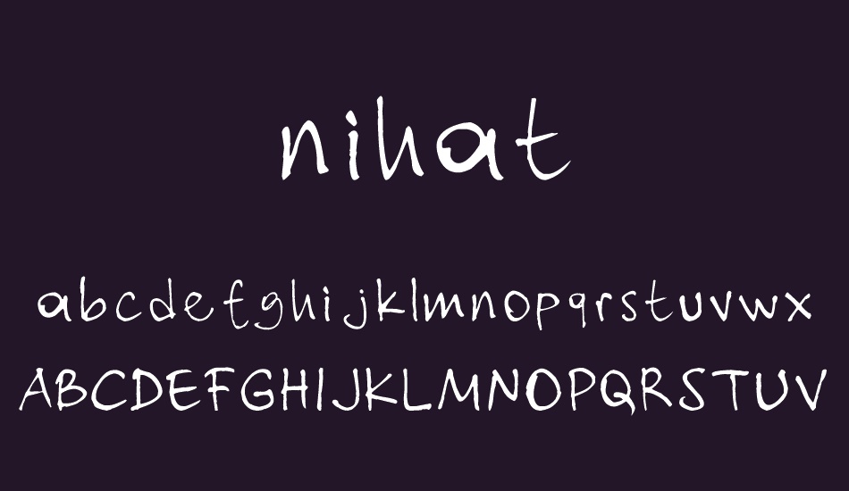 nihat font