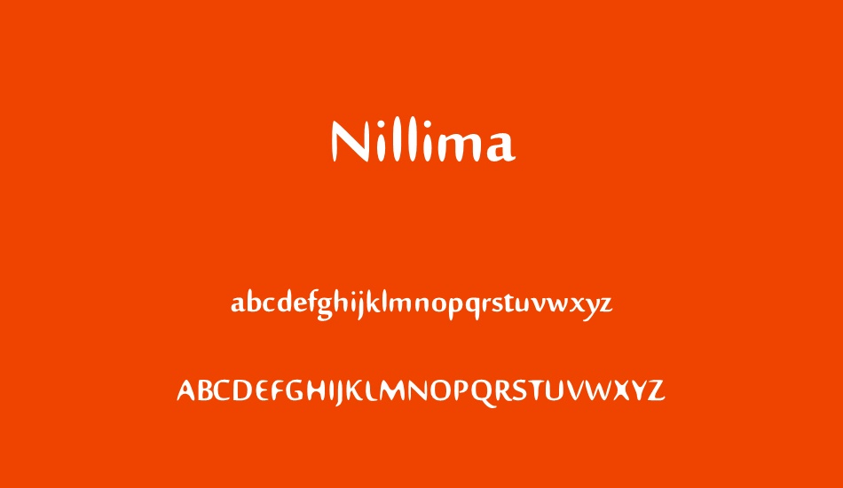 nillima font