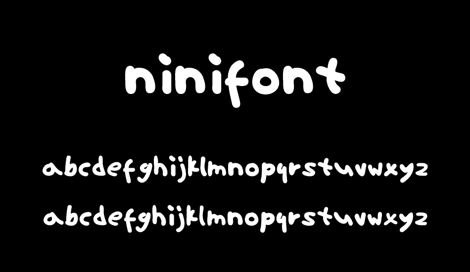 ninifont font