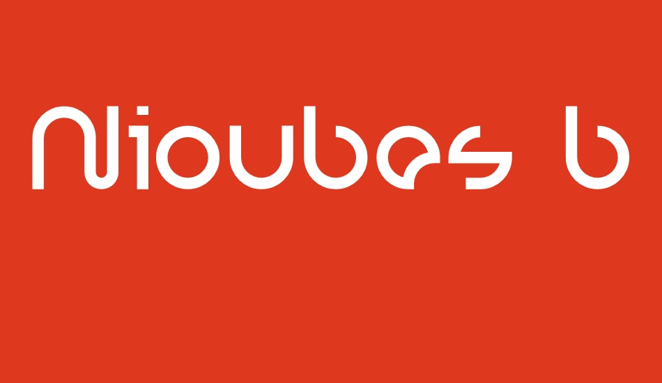 nioubes-bold font big