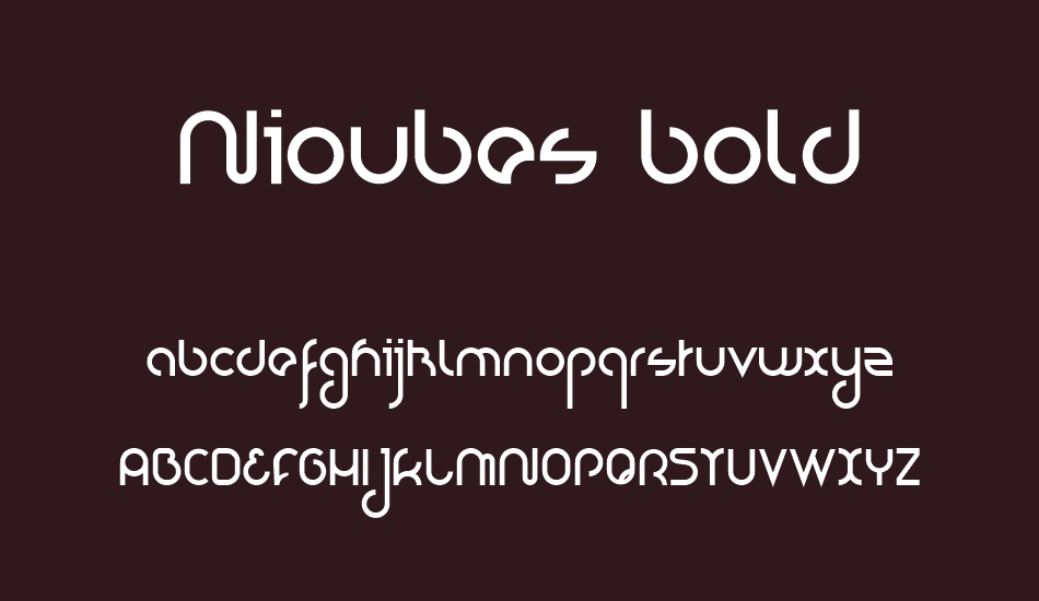 nioubes-bold font
