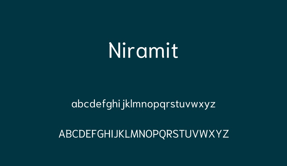 niramit font