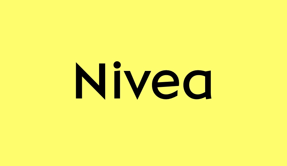 nivea font big