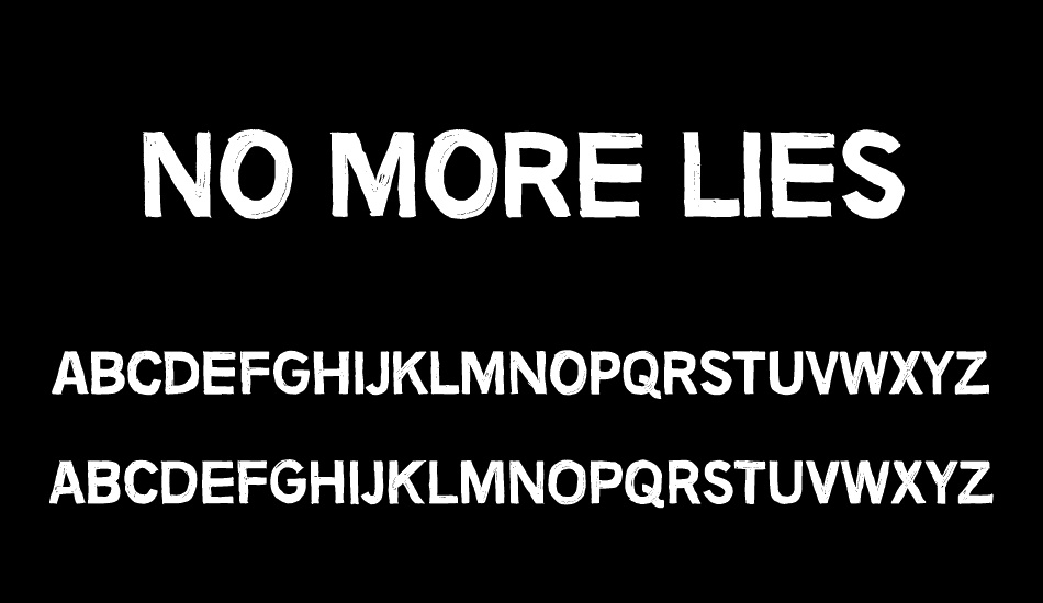 no-more-lies font