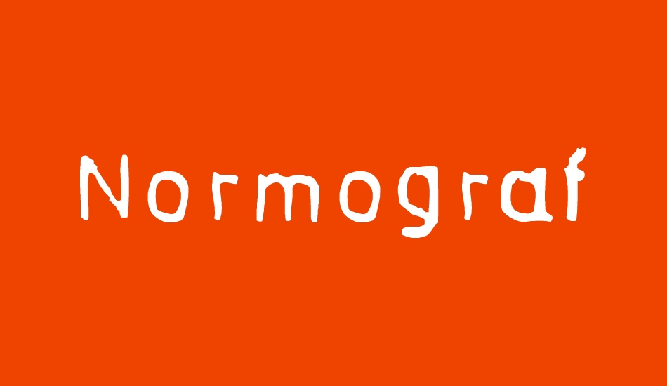 normograf font big