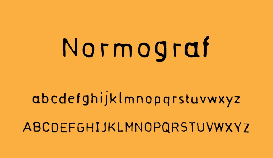 normograf font