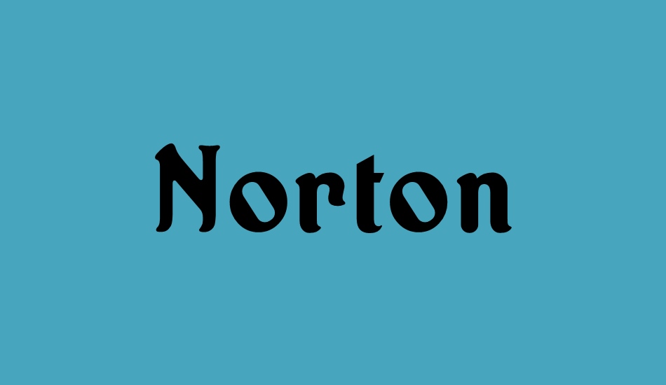 norton font big