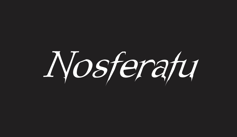 nosferatu font big