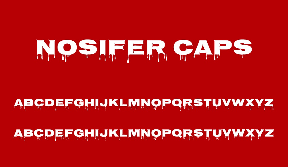 nosifer-caps font