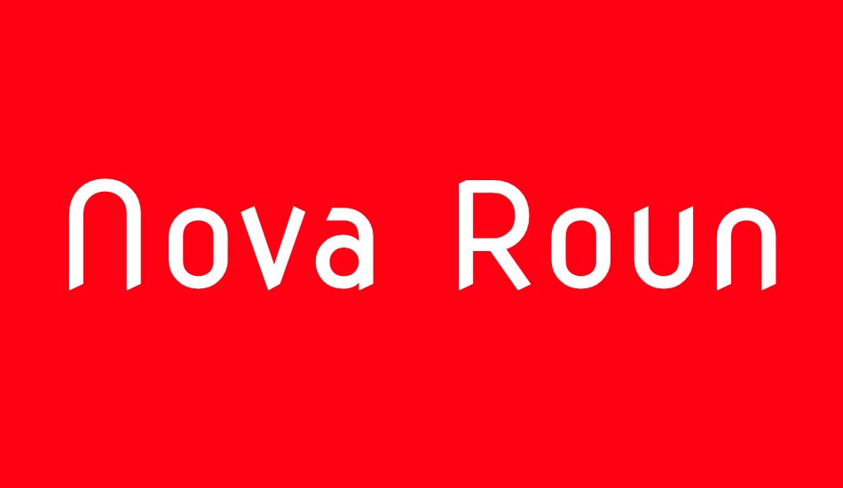 nova-round font big