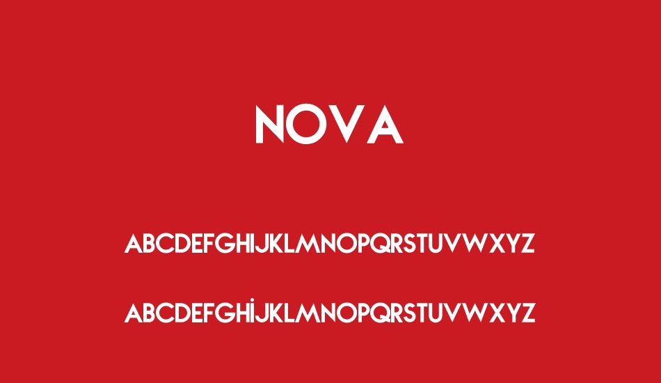 nova font