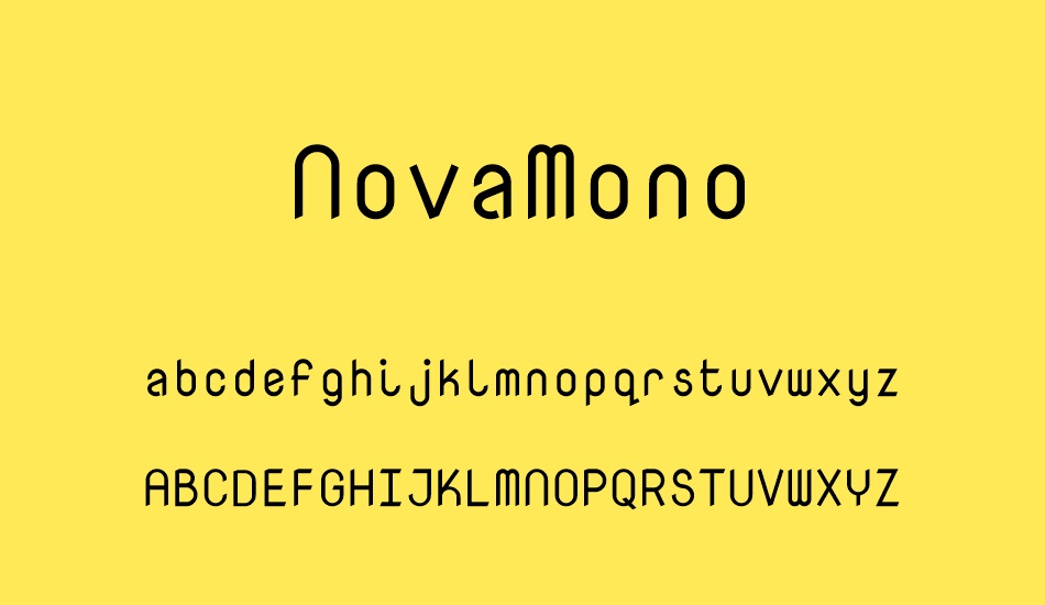novamono font