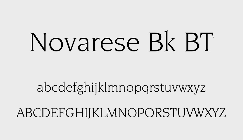 novarese-bk-bt font