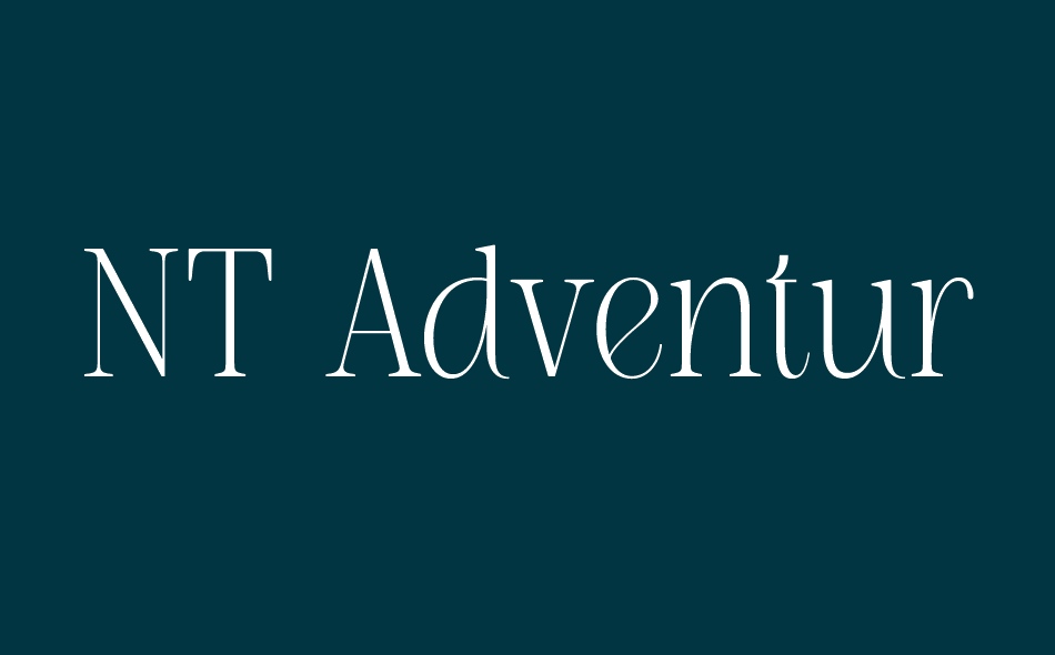 NT Adventure font big