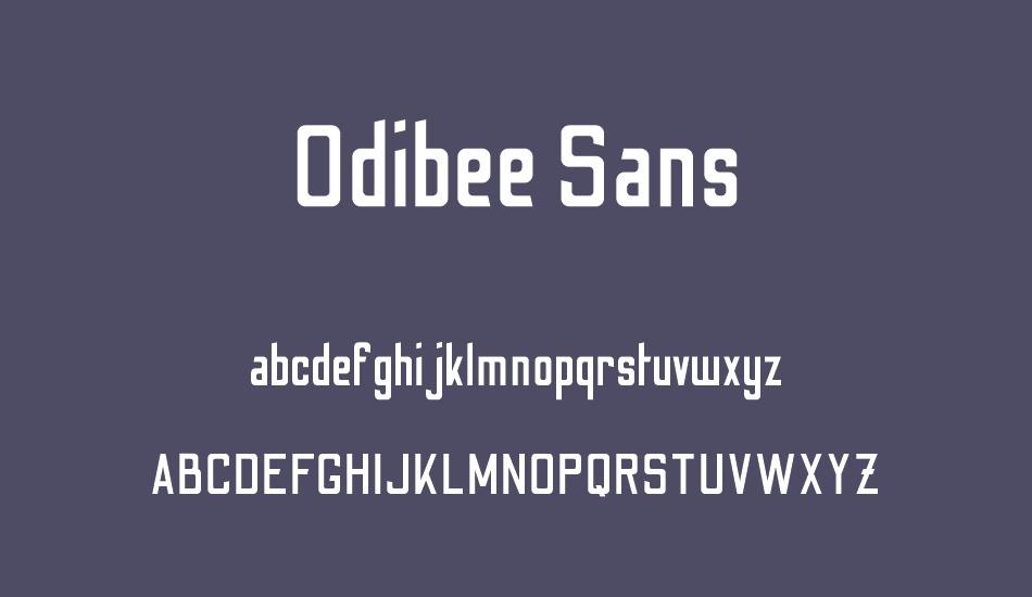 odibee-sans font