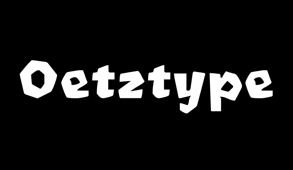 oetztype font big