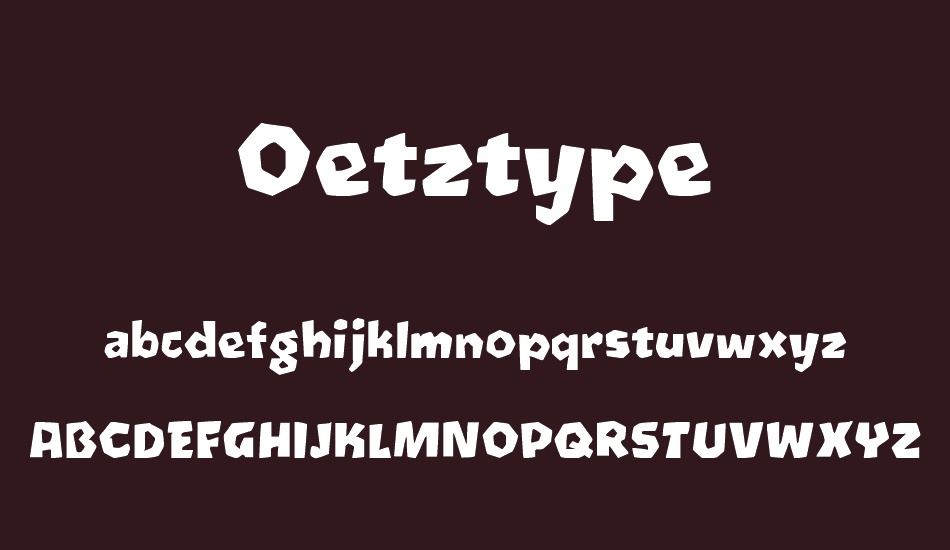 oetztype font