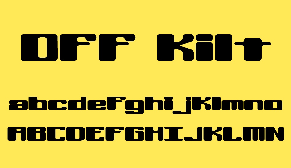 off-kilter-l-(brk) font