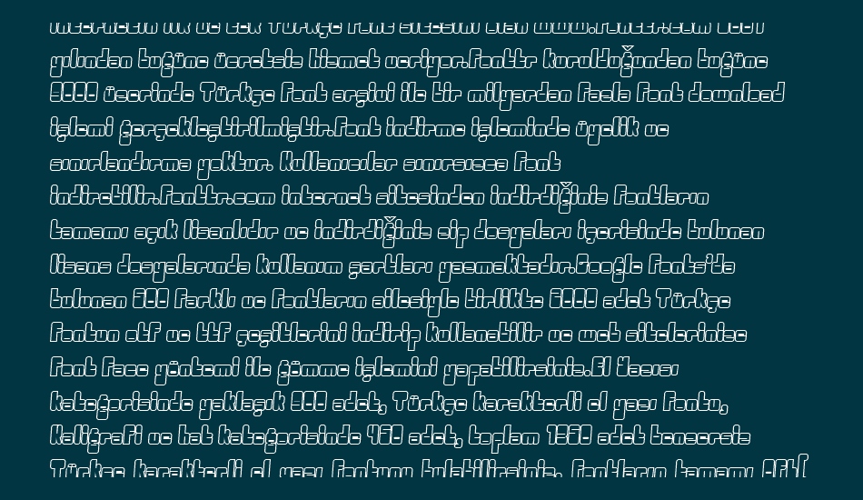 oggle font 1