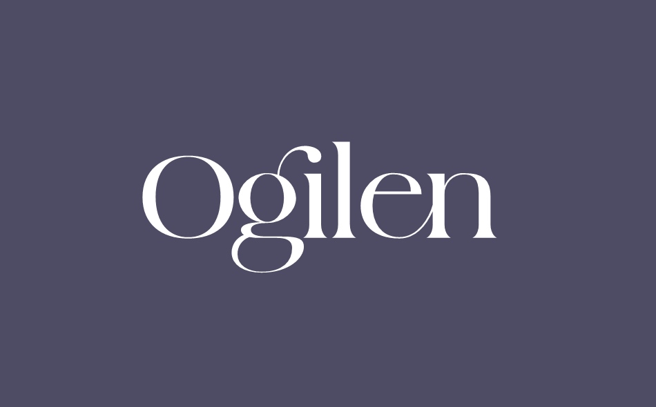 Ogilen font big