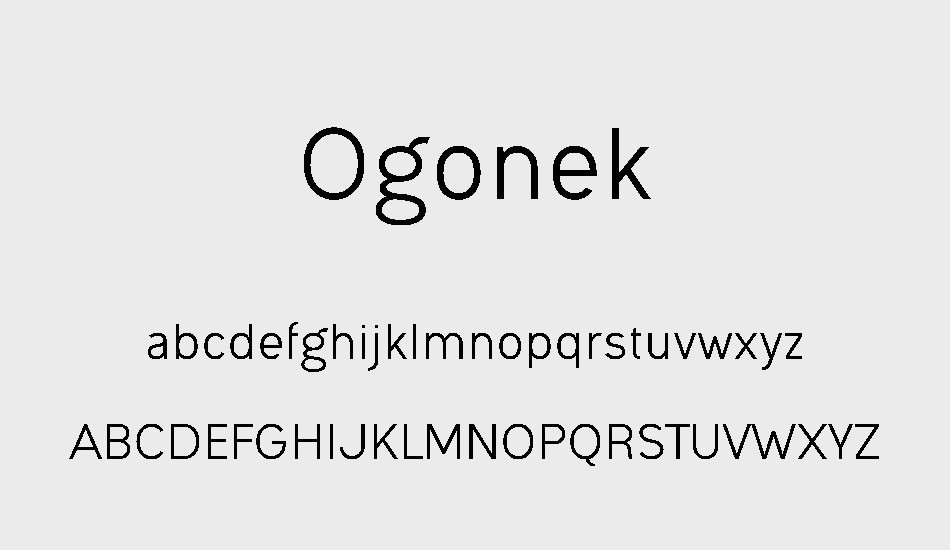 ogonek font