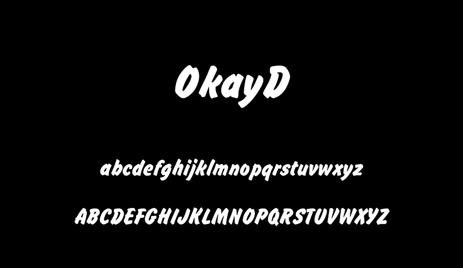 okayd font