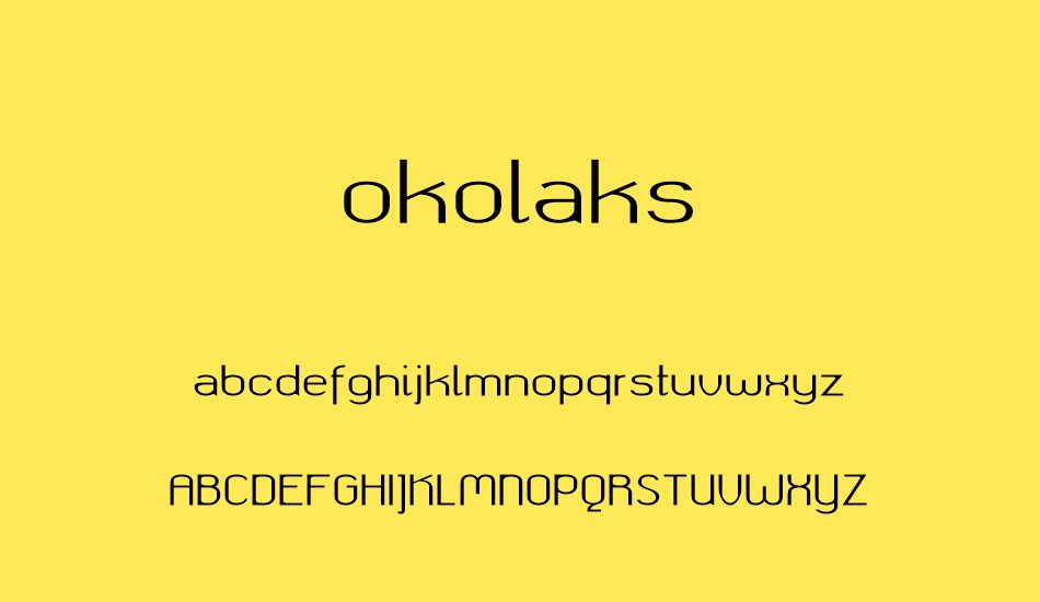 okolaks font