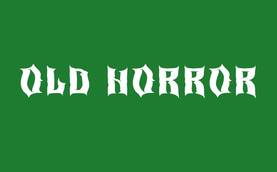 Old Horror Films font big