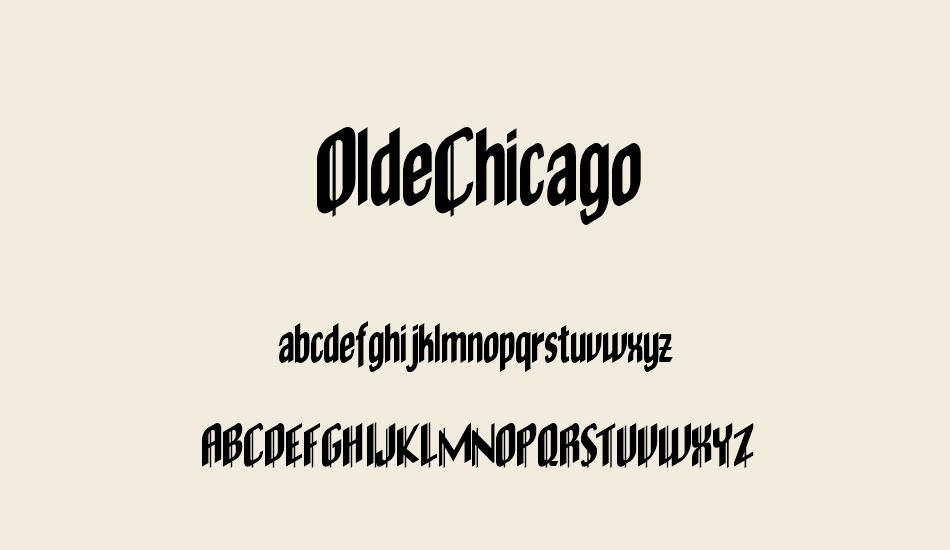 oldechicago font