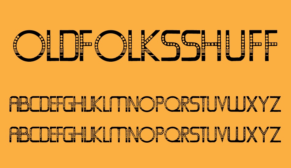 oldfolksshuffle font