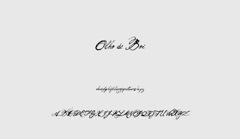 olho-de-boi font