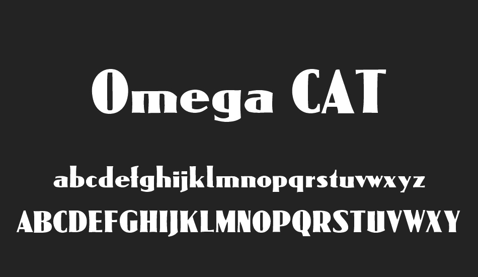 omega-cat font