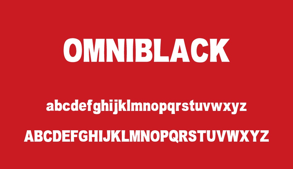 omnıblack font