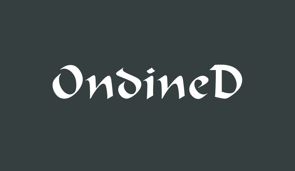 ondined font big