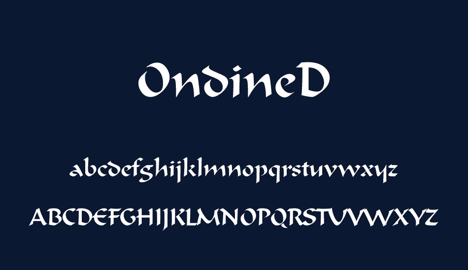 ondined font