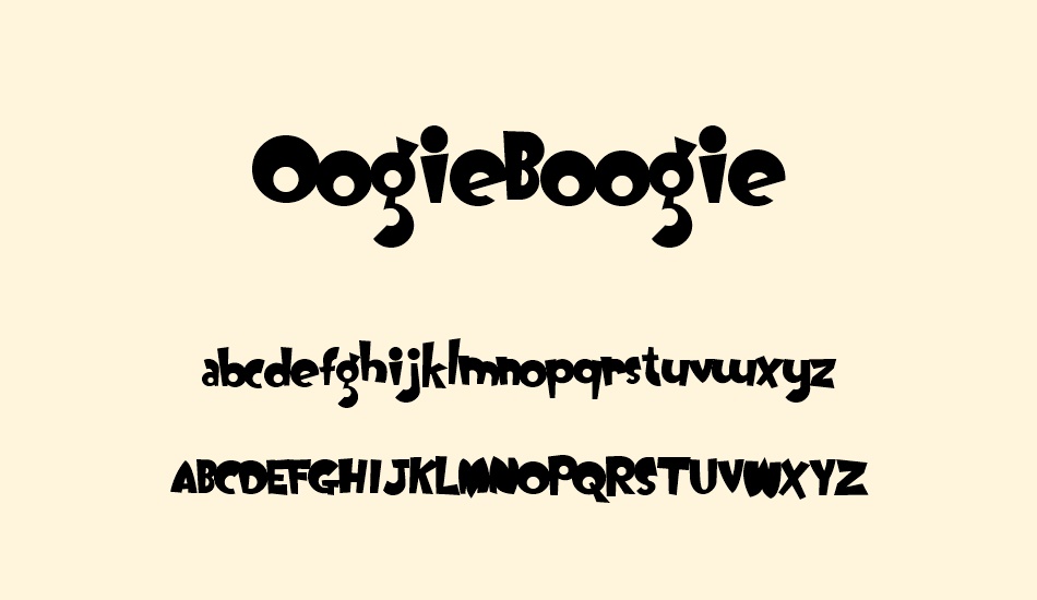 oogieboogie font