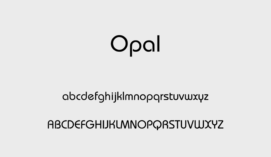 opal font
