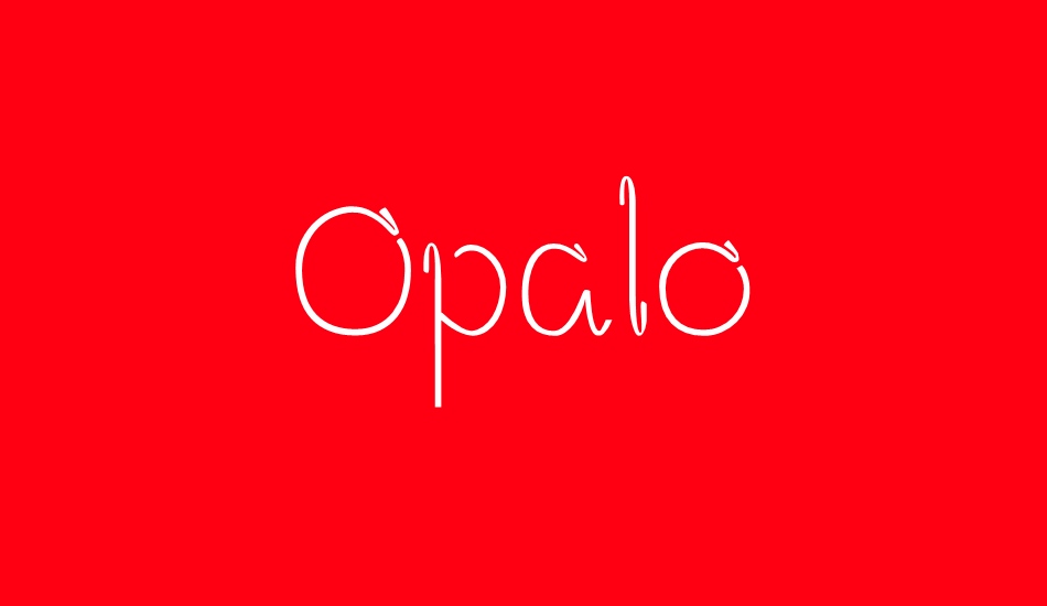 opalo font big