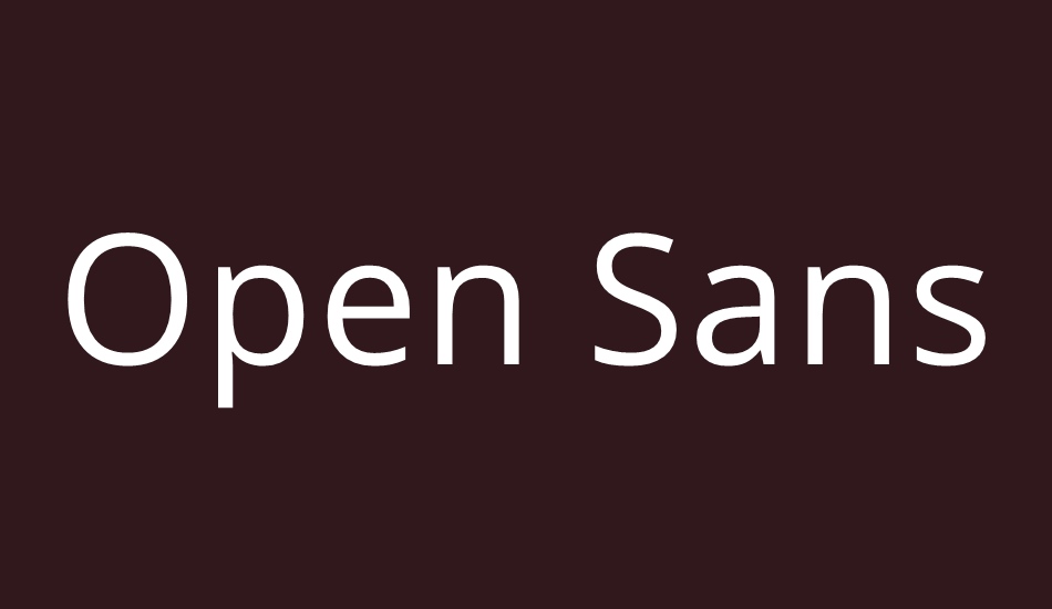 open-sans font big