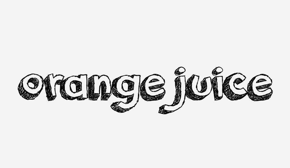 orange-juice font big