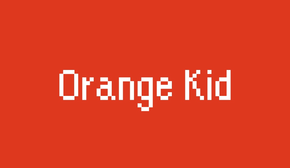 orange-kid font big