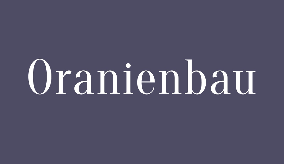 oranienbaum font big