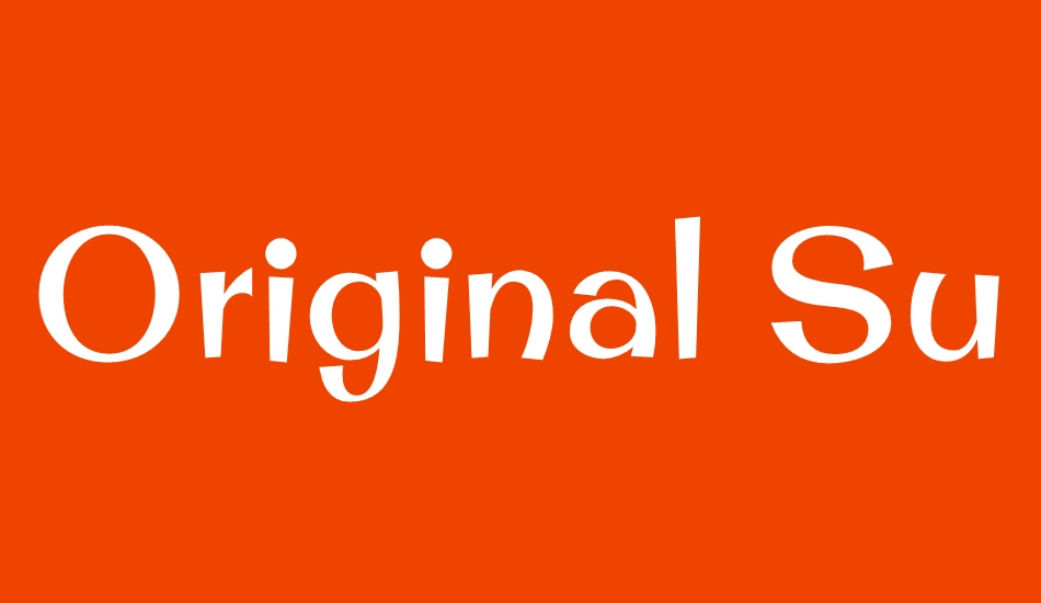 original-surfer font big