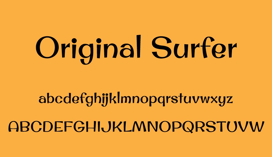 original-surfer font