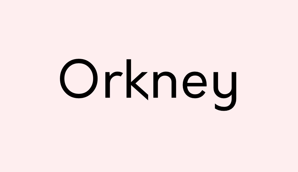 orkney font big
